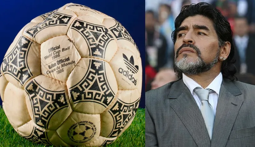 l balon de la mano de dios de maradona se vende por 3 35 millones de dolares en subasta